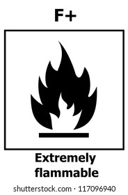 Hazard symbol - Extremely flammable