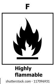 Hazard symbol - Highly flammable