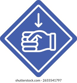 Ícone de vetor de risco. Pode ser usado para impressão, aplicativos móveis e da Web.
