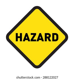 Danger Vector Sign Stock Vector (Royalty Free) 288121985