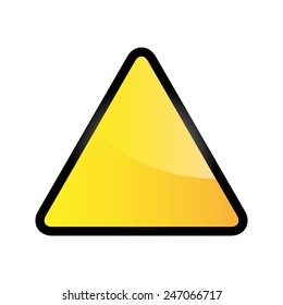 Hazard warning attention sign 