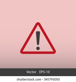 Hazard warning attention sign