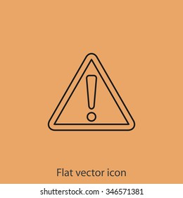 Hazard warning attention sign