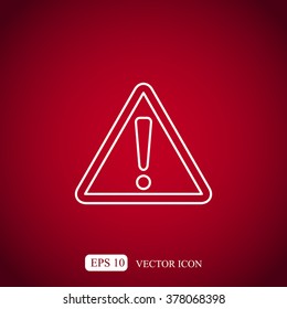 Hazard warning attention sign