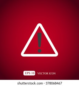 Hazard warning attention sign