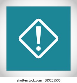 Hazard warning attention sign