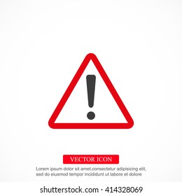Hazard warning attention sign
