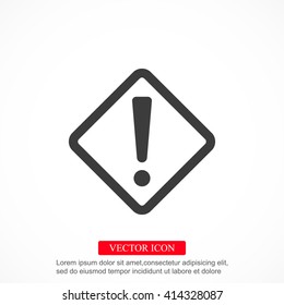 Hazard warning attention sign
