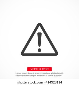 Hazard warning attention sign
