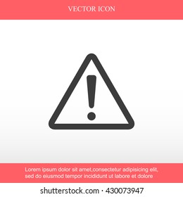 Hazard warning attention sign
