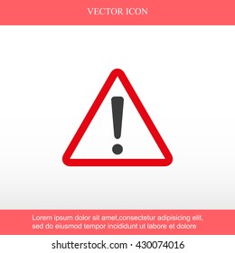 Hazard warning attention sign
