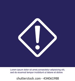 Hazard warning attention sign
