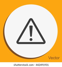 Hazard warning attention sign