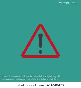 Hazard warning attention sign
