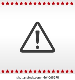 Hazard warning attention sign
