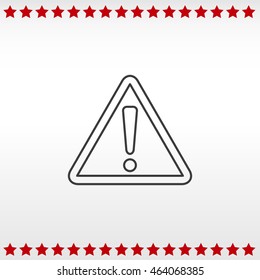 Hazard warning attention sign
