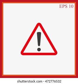 Hazard warning attention sign