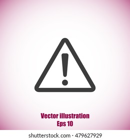 Hazard warning attention sign