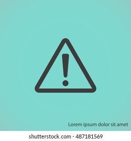 Hazard warning attention sign