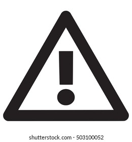 Hazard warning attention sign