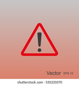 Hazard warning attention sign