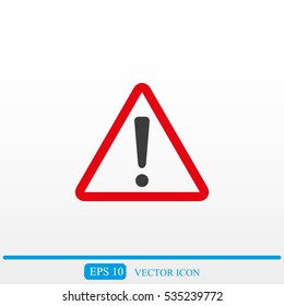 Hazard warning attention sign