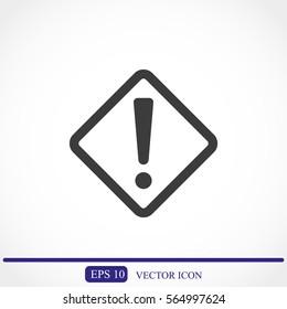 Hazard warning attention sign