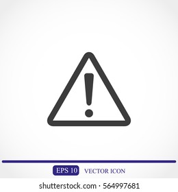Hazard warning attention sign