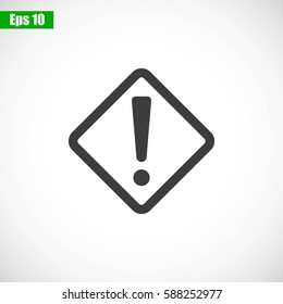 Hazard warning attention sign