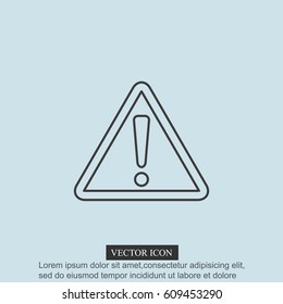 Hazard warning attention sign