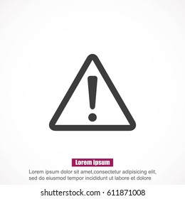 Hazard warning attention sign