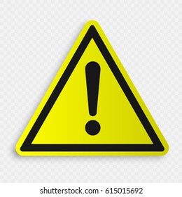 Hazard warning attention sign