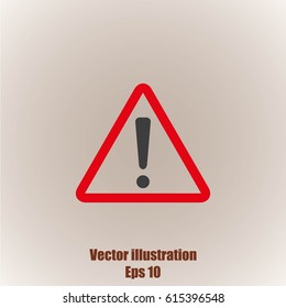 Hazard warning attention sign