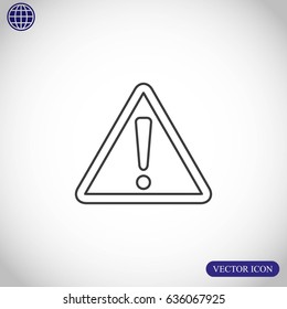 Hazard warning attention sign