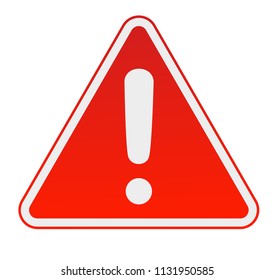 Hazard warning attention sign. EPS 10. Vector illustration