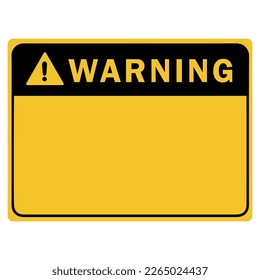 Hazard warning attention sign with exclamation mark symbol vector editable