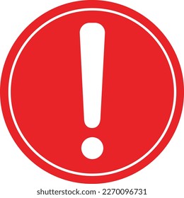 Hazard Warning Attention Sign with 
exclamation mark