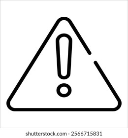 Hazard Warning Icon Element For Design