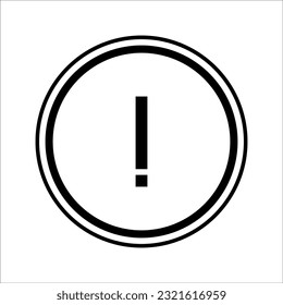 Icono de advertencia de riesgos, aviso de peligro, icono del vector, alerta de riesgo, alerta de información, icono de exclamación, advertencia, alerta de alarma, mensaje de error, mensaje importante, icono de notificación, alerta de notificación, en el que