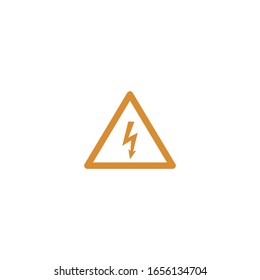 hazard warning icon vector sign isolated for graphic and web design. hazard warning symbol template color editable on white background.