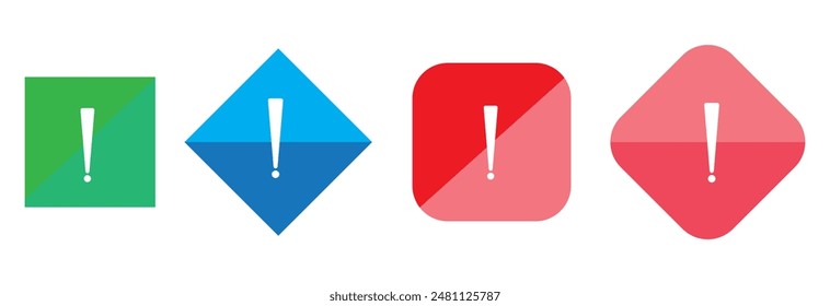 Hazard warning symbol vector icon flat sign symbol design eps 10