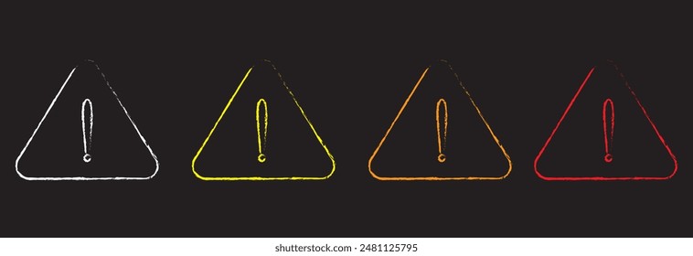 Hazard warning symbol vector icon flat sign symbol design eps 10