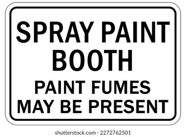 Hazardous fumes sign and labels