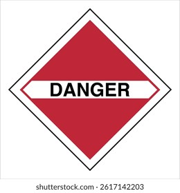 Hazardous Material HAZMAT Diamond Label Marking Placard IATA IMDG DOT Dangerous Danger Placards