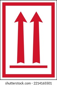 Hazardous Materials Hazmat Warning Labeling and Placarding Transportation DOT CHART Orientation This Way Up