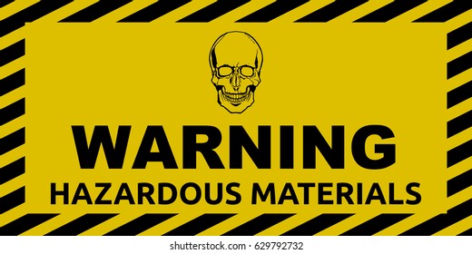Hazardous materials sign