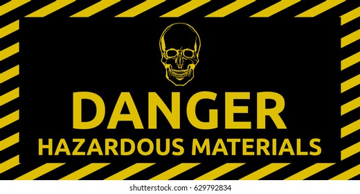 Hazardous materials sign