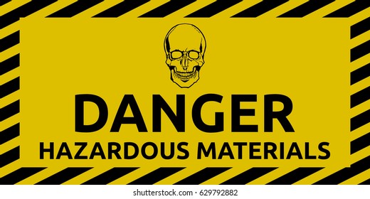 Hazardous materials sign