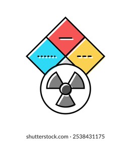 hazardous materials tool work color icon vector. hazardous materials tool work sign. isolated symbol illustration