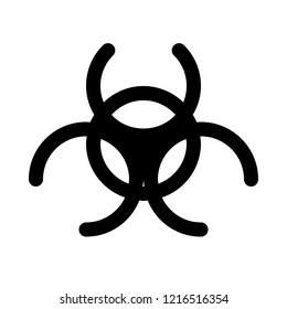 Hazardous or toxic symbol